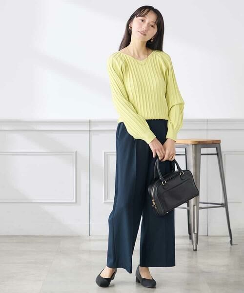 a.v.v / アー・ヴェ・ヴェ ニット・セーター | 【低身長サイズ】【洗える/UVカット】プリーツライクニット | 詳細4