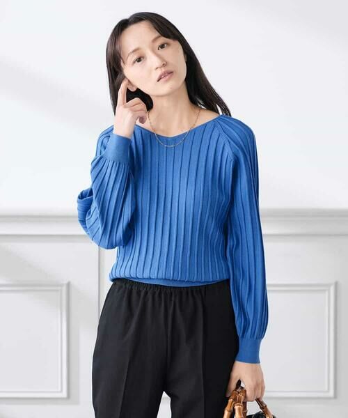 a.v.v / アー・ヴェ・ヴェ ニット・セーター | 【低身長サイズ】【洗える/UVカット】プリーツライクニット | 詳細6