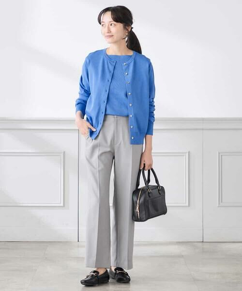 a.v.v / アー・ヴェ・ヴェ ニット・セーター | 【低身長サイズ】【WEB限定/洗える/UVカット】ボートネックパフスリーブニット | 詳細12