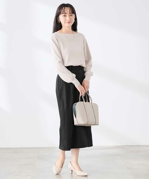 a.v.v / アー・ヴェ・ヴェ ニット・セーター | 【低身長サイズ】【WEB限定/洗える/UVカット】ボートネックパフスリーブニット | 詳細18