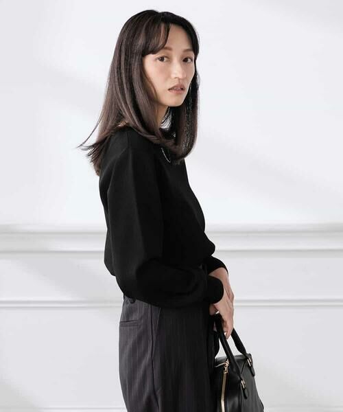 a.v.v / アー・ヴェ・ヴェ ニット・セーター | 【低身長サイズ】【WEB限定/洗える/UVカット】ボートネックパフスリーブニット | 詳細27