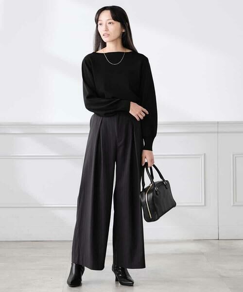 a.v.v / アー・ヴェ・ヴェ ニット・セーター | 【低身長サイズ】【WEB限定/洗える/UVカット】ボートネックパフスリーブニット | 詳細28