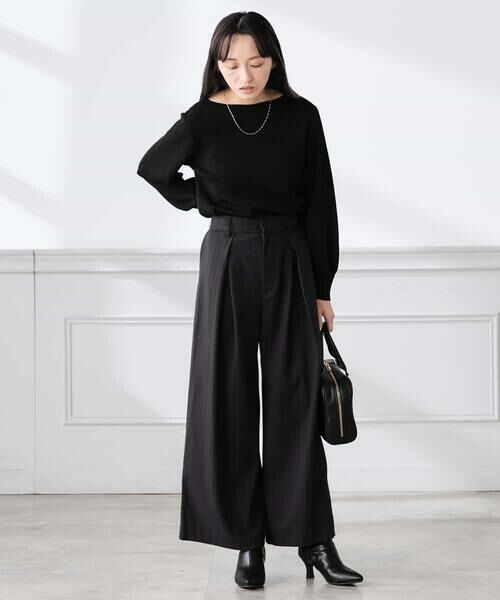 a.v.v / アー・ヴェ・ヴェ ニット・セーター | 【低身長サイズ】【WEB限定/洗える/UVカット】ボートネックパフスリーブニット | 詳細29