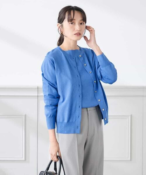 a.v.v / アー・ヴェ・ヴェ ニット・セーター | 【低身長サイズ】【WEB限定/洗える/UVカット】ボートネックパフスリーブニット | 詳細8