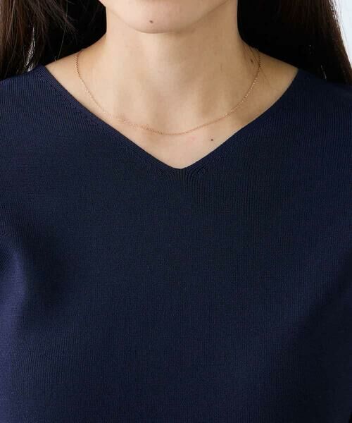 a.v.v / アー・ヴェ・ヴェ ニット・セーター | 【低身長サイズ】【洗える/UVカット】Vネックパフスリーブニット | 詳細23
