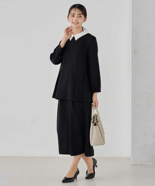 a.v.v / アー・ヴェ・ヴェ ミニ・ひざ丈スカート | サテンナロースカート【洗える/速乾/毛玉になりにくい/イージーケア】 | 詳細21