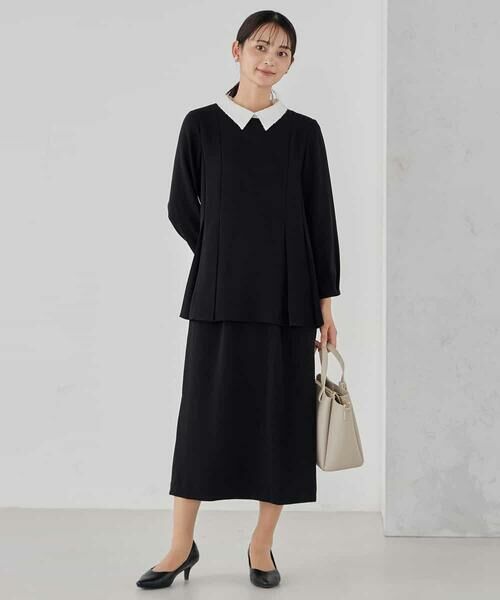 a.v.v / アー・ヴェ・ヴェ ミニ・ひざ丈スカート | サテンナロースカート【洗える/速乾/毛玉になりにくい/イージーケア】 | 詳細23