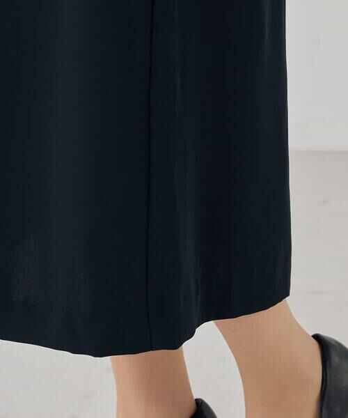 a.v.v / アー・ヴェ・ヴェ ミニ・ひざ丈スカート | サテンナロースカート【洗える/速乾/毛玉になりにくい/イージーケア】 | 詳細30