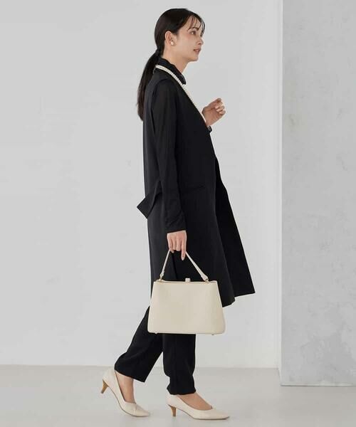 a.v.v / アー・ヴェ・ヴェ セットアップ | サテンサイドスリットジレ【洗える/速乾/毛玉になりにくい/イージーケア】 | 詳細21