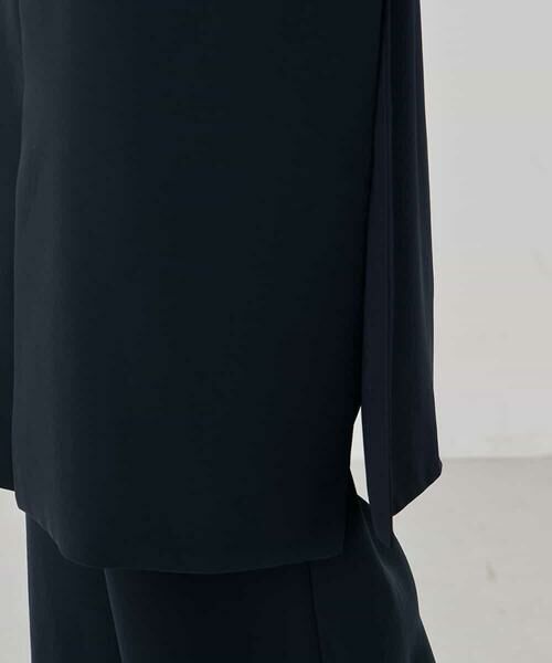 a.v.v / アー・ヴェ・ヴェ セットアップ | サテンサイドスリットジレ【洗える/速乾/毛玉になりにくい/イージーケア】 | 詳細28