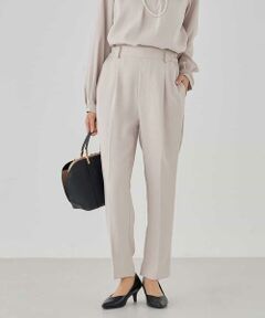 a.v.v / アー・ヴェ・ヴェ チノ・ワークパンツ | サテンテーパードパンツ【洗える/速乾/毛玉になりにくい/イージーケア】