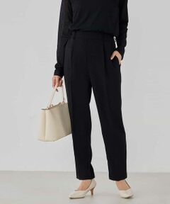 a.v.v / アー・ヴェ・ヴェ チノ・ワークパンツ | サテンテーパードパンツ【洗える/速乾/毛玉になりにくい/イージーケア】