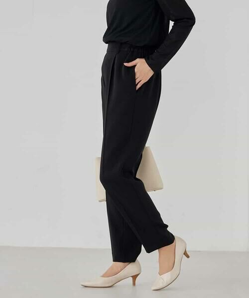 a.v.v / アー・ヴェ・ヴェ チノ・ワークパンツ | サテンテーパードパンツ【洗える/速乾/毛玉になりにくい/イージーケア】 | 詳細30