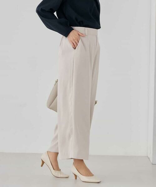 a.v.v / アー・ヴェ・ヴェ その他パンツ | サテンワイドクロップドパンツ【洗える/速乾/毛玉になりにくい/イージーケア】 | 詳細13