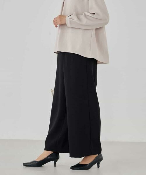 a.v.v / アー・ヴェ・ヴェ その他パンツ | サテンワイドクロップドパンツ【洗える/速乾/毛玉になりにくい/イージーケア】 | 詳細19