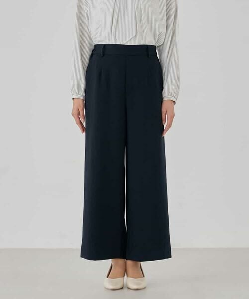a.v.v / アー・ヴェ・ヴェ その他パンツ | サテンワイドクロップドパンツ【洗える/速乾/毛玉になりにくい/イージーケア】 | 詳細20