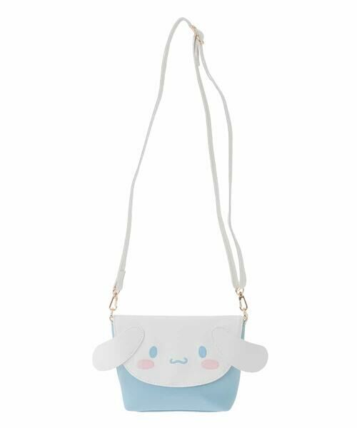 a.v.v / アー・ヴェ・ヴェ ショルダーバッグ | [KIDS]【シナモロール／ポチャッコ】お顔ショルダーバッグ（ライトブルー）