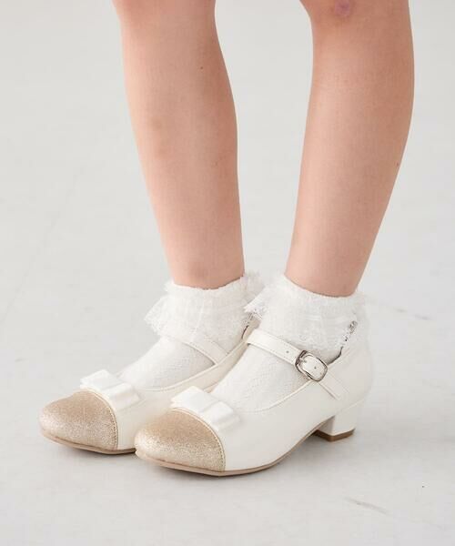 a.v.v / アー・ヴェ・ヴェ ビジネス・ドレスシューズ | [KIDS]リボンヒールパンプス | 詳細1