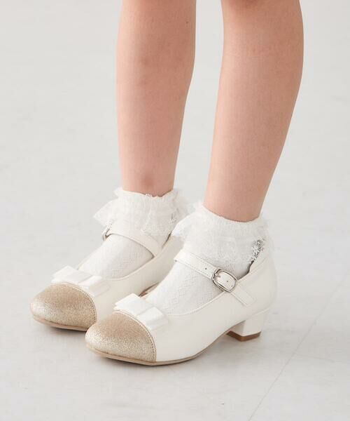 a.v.v / アー・ヴェ・ヴェ ビジネス・ドレスシューズ | [KIDS]リボンヒールパンプス | 詳細2