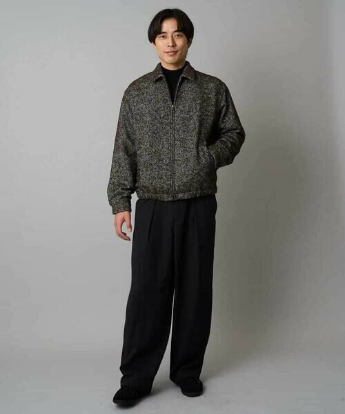 a.v.v / アー・ヴェ・ヴェ その他アウター | 【洗濯機で洗える】ヘリンボーンツイード起毛ショートブルゾン | 詳細1