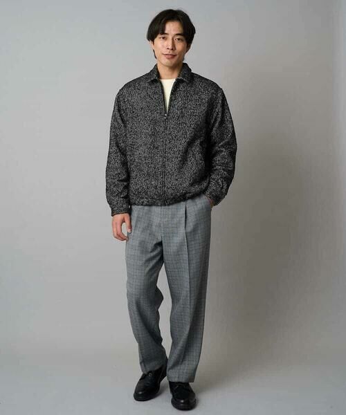 a.v.v / アー・ヴェ・ヴェ その他アウター | 【洗濯機で洗える】ヘリンボーンツイード起毛ショートブルゾン | 詳細3