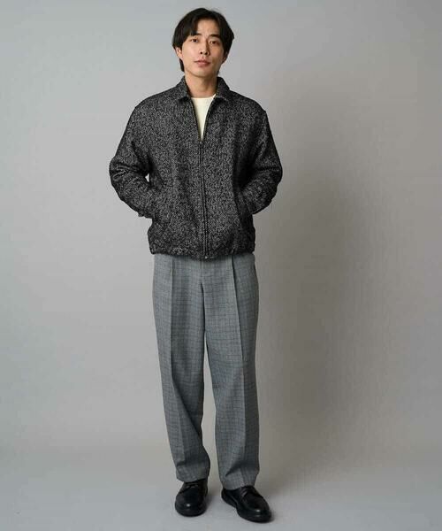 a.v.v / アー・ヴェ・ヴェ その他アウター | 【洗濯機で洗える】ヘリンボーンツイード起毛ショートブルゾン | 詳細4