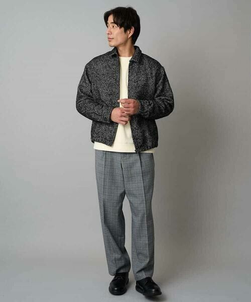 a.v.v / アー・ヴェ・ヴェ その他アウター | 【洗濯機で洗える】ヘリンボーンツイード起毛ショートブルゾン | 詳細7