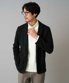 a.v.v / アー・ヴェ・ヴェ テーラードジャケット | 【イージーケア/ストレッチ】ダブルフェイスジャージースマートジャケット【洗濯機で洗える】〈ON/OFF SERIES〉