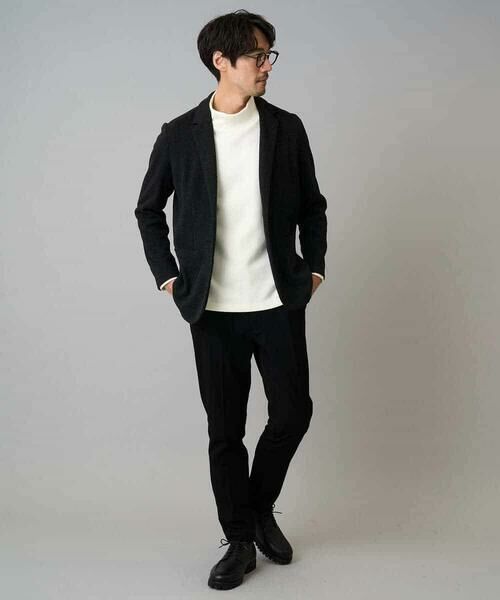 a.v.v / アー・ヴェ・ヴェ テーラードジャケット | 【イージーケア/ストレッチ】ダブルフェイスジャージースマートジャケット【洗濯機で洗える】〈ON/OFF SERIES〉 | 詳細11