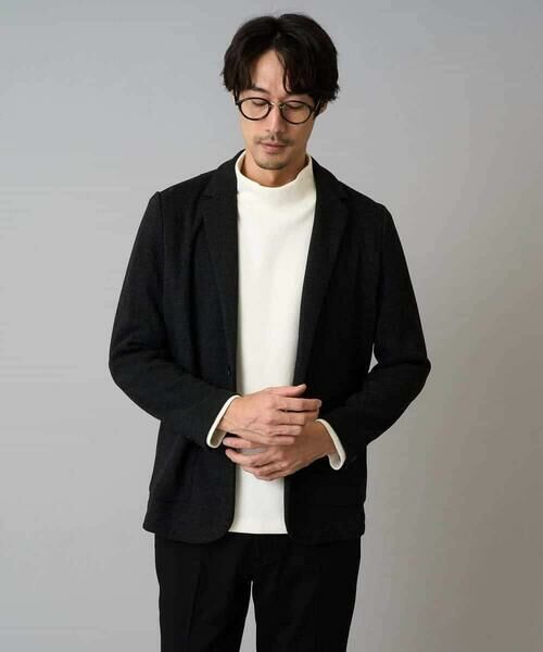 a.v.v / アー・ヴェ・ヴェ テーラードジャケット | 【イージーケア/ストレッチ】ダブルフェイスジャージースマートジャケット【洗濯機で洗える】〈ON/OFF SERIES〉 | 詳細14