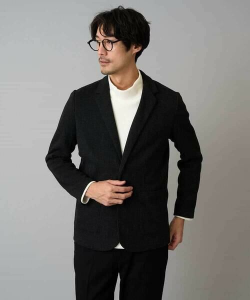a.v.v / アー・ヴェ・ヴェ テーラードジャケット | 【イージーケア/ストレッチ】ダブルフェイスジャージースマートジャケット【洗濯機で洗える】〈ON/OFF SERIES〉 | 詳細16