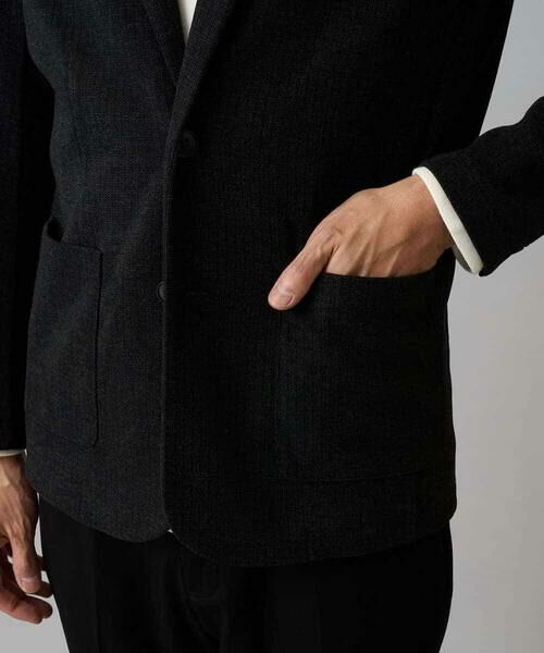 a.v.v / アー・ヴェ・ヴェ テーラードジャケット | 【イージーケア/ストレッチ】ダブルフェイスジャージースマートジャケット【洗濯機で洗える】〈ON/OFF SERIES〉 | 詳細21