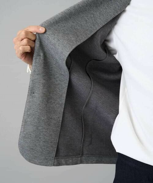 a.v.v / アー・ヴェ・ヴェ テーラードジャケット | 【イージーケア/ストレッチ】ダブルフェイスジャージースマートジャケット【洗濯機で洗える】〈ON/OFF SERIES〉 | 詳細25