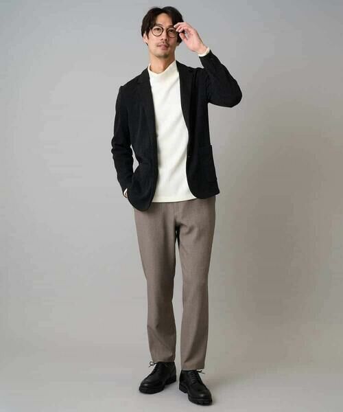 a.v.v / アー・ヴェ・ヴェ テーラードジャケット | 【イージーケア/ストレッチ】ダブルフェイスジャージースマートジャケット【洗濯機で洗える】〈ON/OFF SERIES〉 | 詳細4