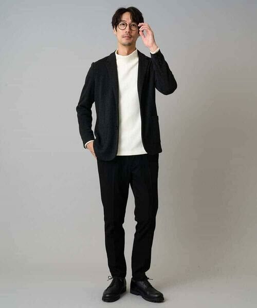 a.v.v / アー・ヴェ・ヴェ テーラードジャケット | 【イージーケア/ストレッチ】ダブルフェイスジャージースマートジャケット【洗濯機で洗える】〈ON/OFF SERIES〉 | 詳細8