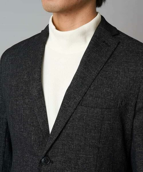 a.v.v / アー・ヴェ・ヴェ セットアップ | 【イージーケア/毛玉になりにくい】メランジシャンブレースマートジャケット【洗濯機で洗える/ストレッチ】<ON/OFF SERIES> | 詳細10