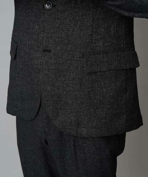 a.v.v / アー・ヴェ・ヴェ セットアップ | 【イージーケア/毛玉になりにくい】メランジシャンブレースマートジャケット【洗濯機で洗える/ストレッチ】<ON/OFF SERIES> | 詳細13