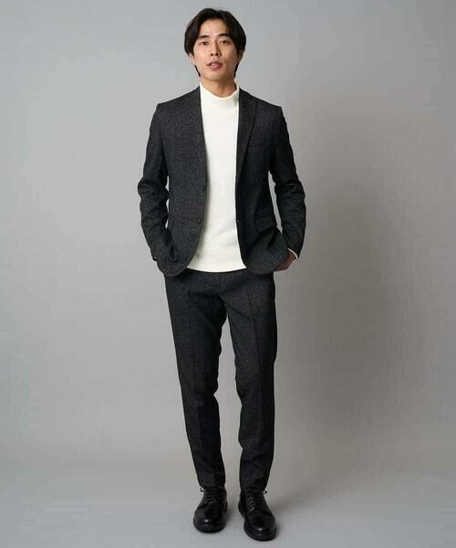 a.v.v / アー・ヴェ・ヴェ セットアップ | 【イージーケア/毛玉になりにくい】メランジシャンブレースマートジャケット【洗濯機で洗える/ストレッチ】<ON/OFF SERIES> | 詳細23