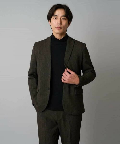 a.v.v / アー・ヴェ・ヴェ セットアップ | 【イージーケア/毛玉になりにくい】メランジシャンブレースマートジャケット【洗濯機で洗える/ストレッチ】<ON/OFF SERIES> | 詳細26