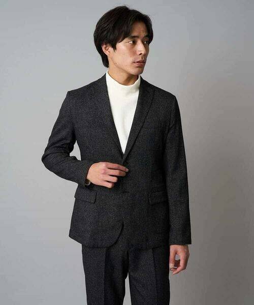 a.v.v / アー・ヴェ・ヴェ セットアップ | 【イージーケア/毛玉になりにくい】メランジシャンブレースマートジャケット【洗濯機で洗える/ストレッチ】<ON/OFF SERIES> | 詳細7