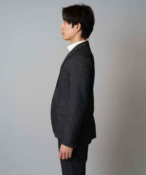 a.v.v / アー・ヴェ・ヴェ セットアップ | 【イージーケア/毛玉になりにくい】メランジシャンブレースマートジャケット【洗濯機で洗える/ストレッチ】<ON/OFF SERIES> | 詳細8
