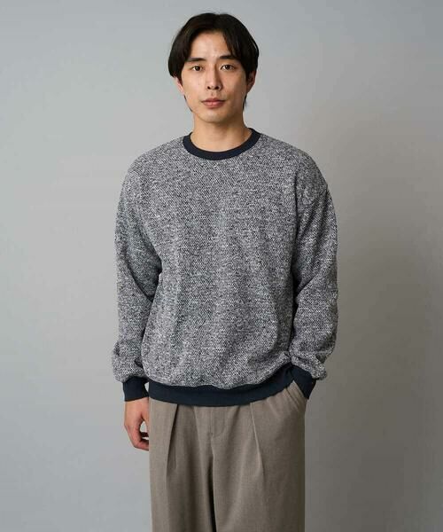 a.v.v / アー・ヴェ・ヴェ スウェット | 【洗濯機で洗える】ツイードライクフリースプルオーバー | 詳細11