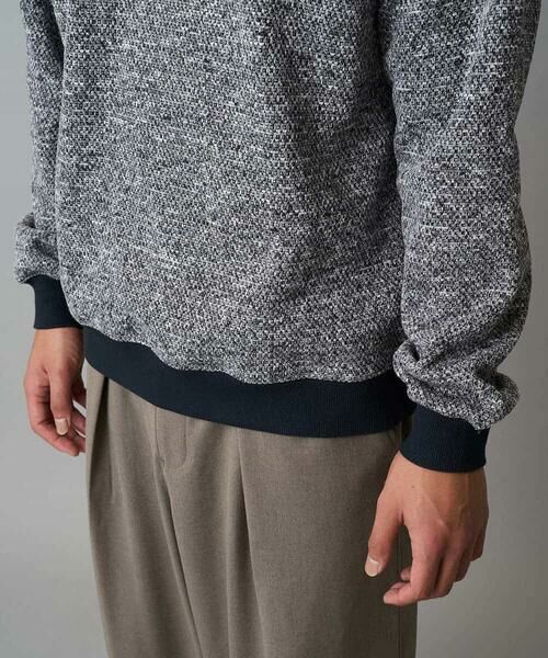 a.v.v / アー・ヴェ・ヴェ スウェット | 【洗濯機で洗える】ツイードライクフリースプルオーバー | 詳細16
