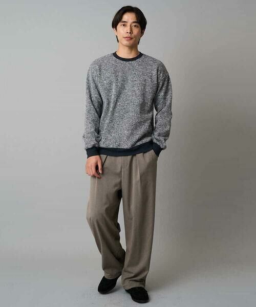 a.v.v / アー・ヴェ・ヴェ スウェット | 【洗濯機で洗える】ツイードライクフリースプルオーバー | 詳細6