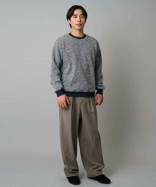 a.v.v / アー・ヴェ・ヴェ スウェット | 【洗濯機で洗える】ツイードライクフリースプルオーバー | 詳細7