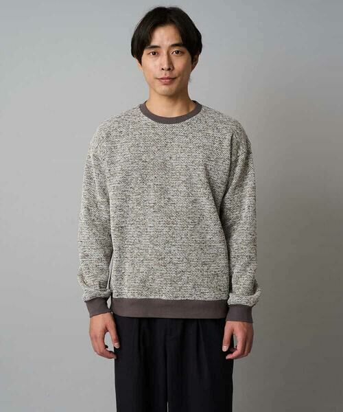 a.v.v / アー・ヴェ・ヴェ スウェット | 【洗濯機で洗える】ツイードライクフリースプルオーバー | 詳細9