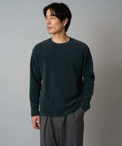 a.v.v / アー・ヴェ・ヴェ スウェット | 【洗濯機で洗える】モール幾何ジャカードクルーネックプルオーバー