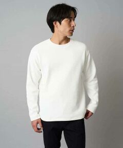 a.v.v / アー・ヴェ・ヴェ スウェット | 【洗濯機で洗える】モール幾何ジャカードクルーネックプルオーバー