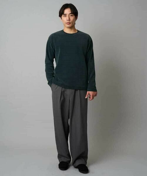 a.v.v / アー・ヴェ・ヴェ スウェット | 【洗濯機で洗える】モール幾何ジャカードクルーネックプルオーバー | 詳細1