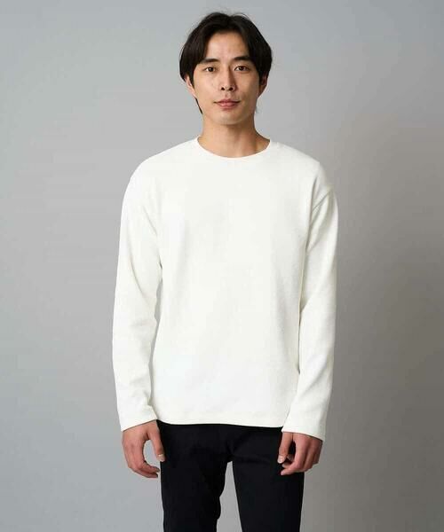 a.v.v / アー・ヴェ・ヴェ スウェット | 【洗濯機で洗える】モール幾何ジャカードクルーネックプルオーバー | 詳細12